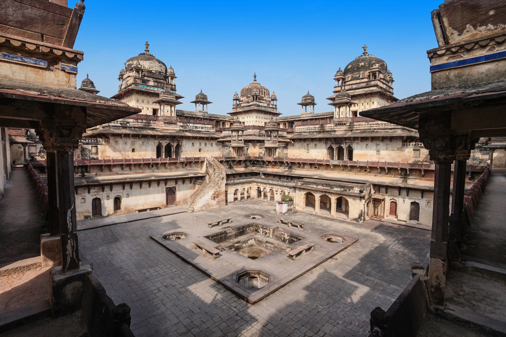 Jehangir Mahal (Orchha Fort) in Orchha, India
